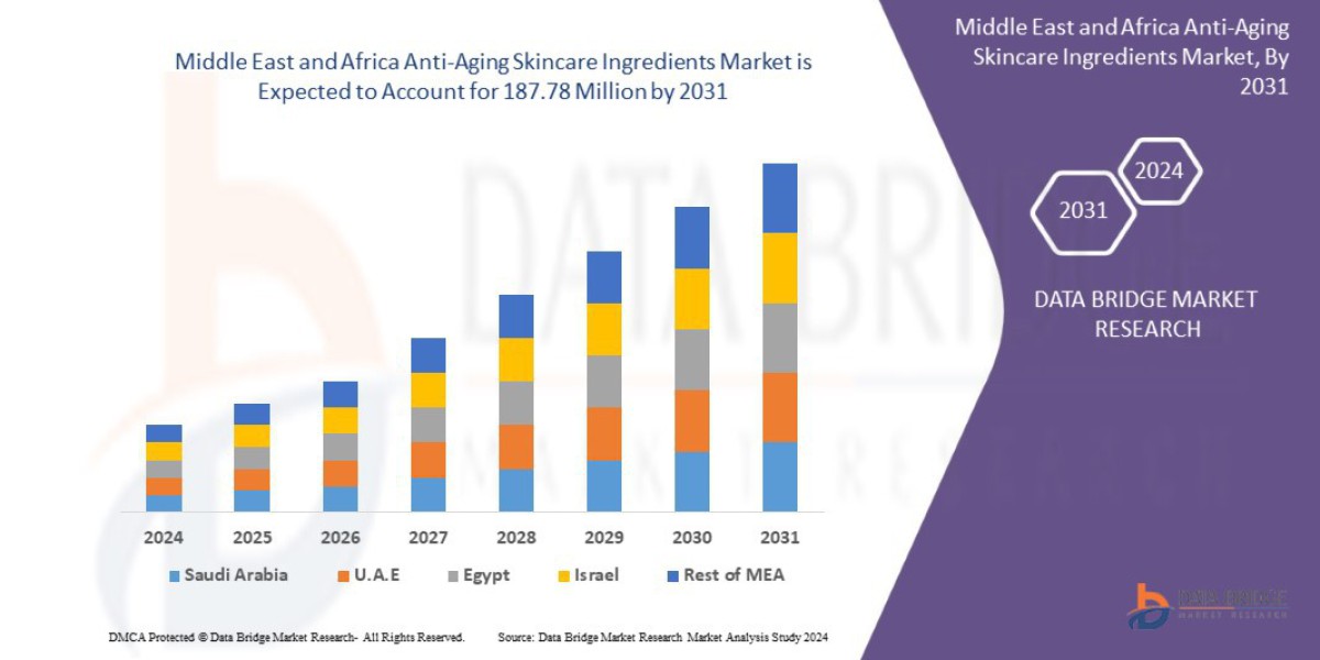 Middle East and Africa Anti-Aging Skincare Ingredients Market Size, Analysis, Scope, Demand, Opportunities, Statistics